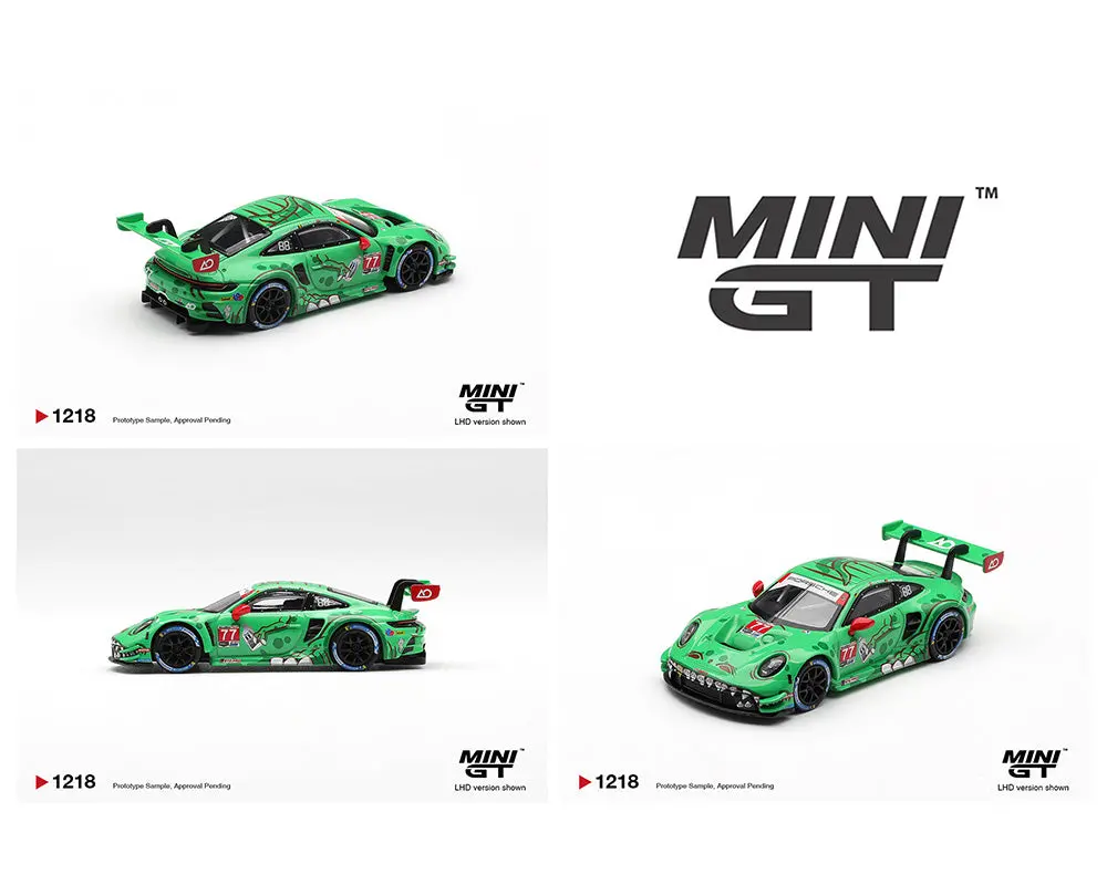 (Coming Soon) Mini Gt 1/64 Porsche 911 Gt3 R (992) #77 Ao Racing 2025 Imsa Sebring 12 Hrs Class Winner 1