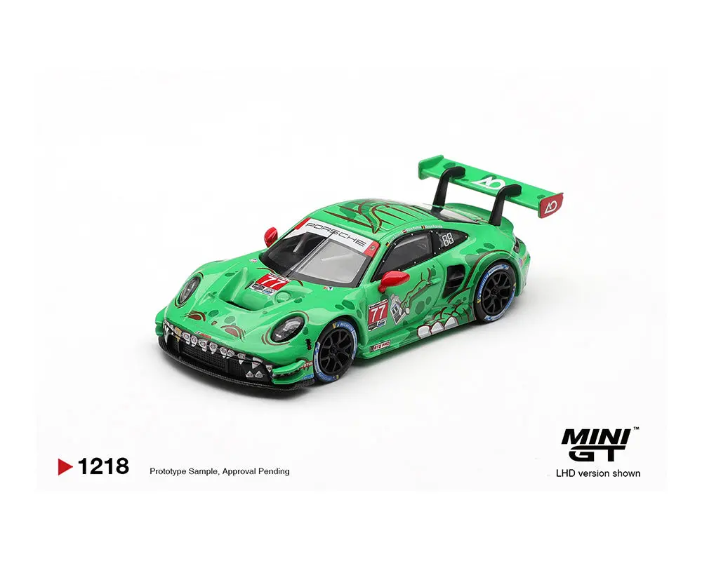 (Coming Soon) Mini Gt 1/64 Porsche 911 Gt3 R (992) #77 Ao Racing 2025 Imsa Sebring 12 Hrs Class Winner 2