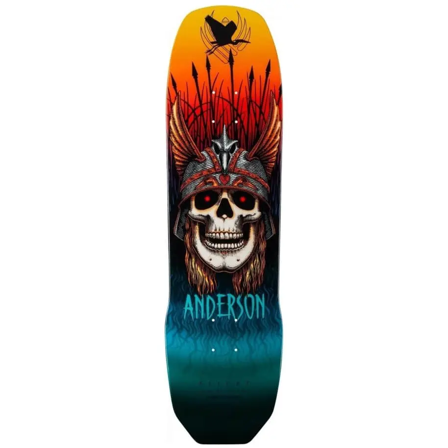 Powell Peralta Andy Anderson Heron Skull Pro Flight Skate Deck – 9.13