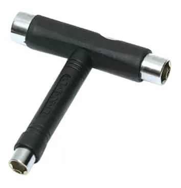 Compact, All-in-One Skate Tool – Black Anodized Aluminum Design