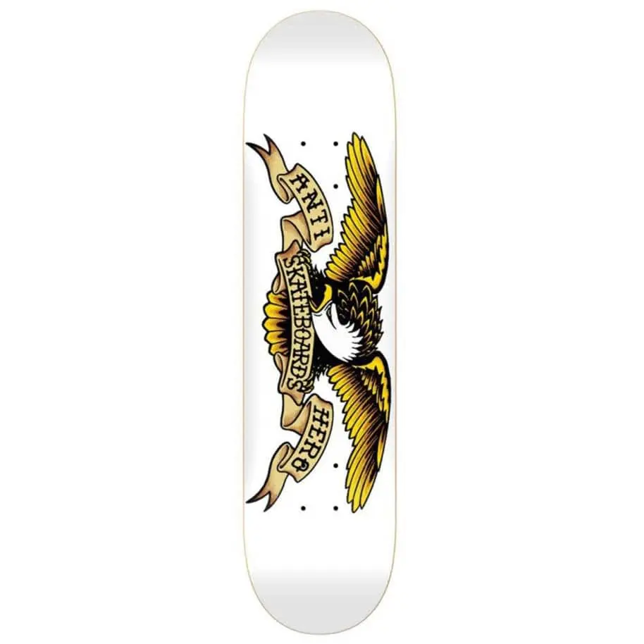 Antihero Eagle 8.75" White Skate Deck