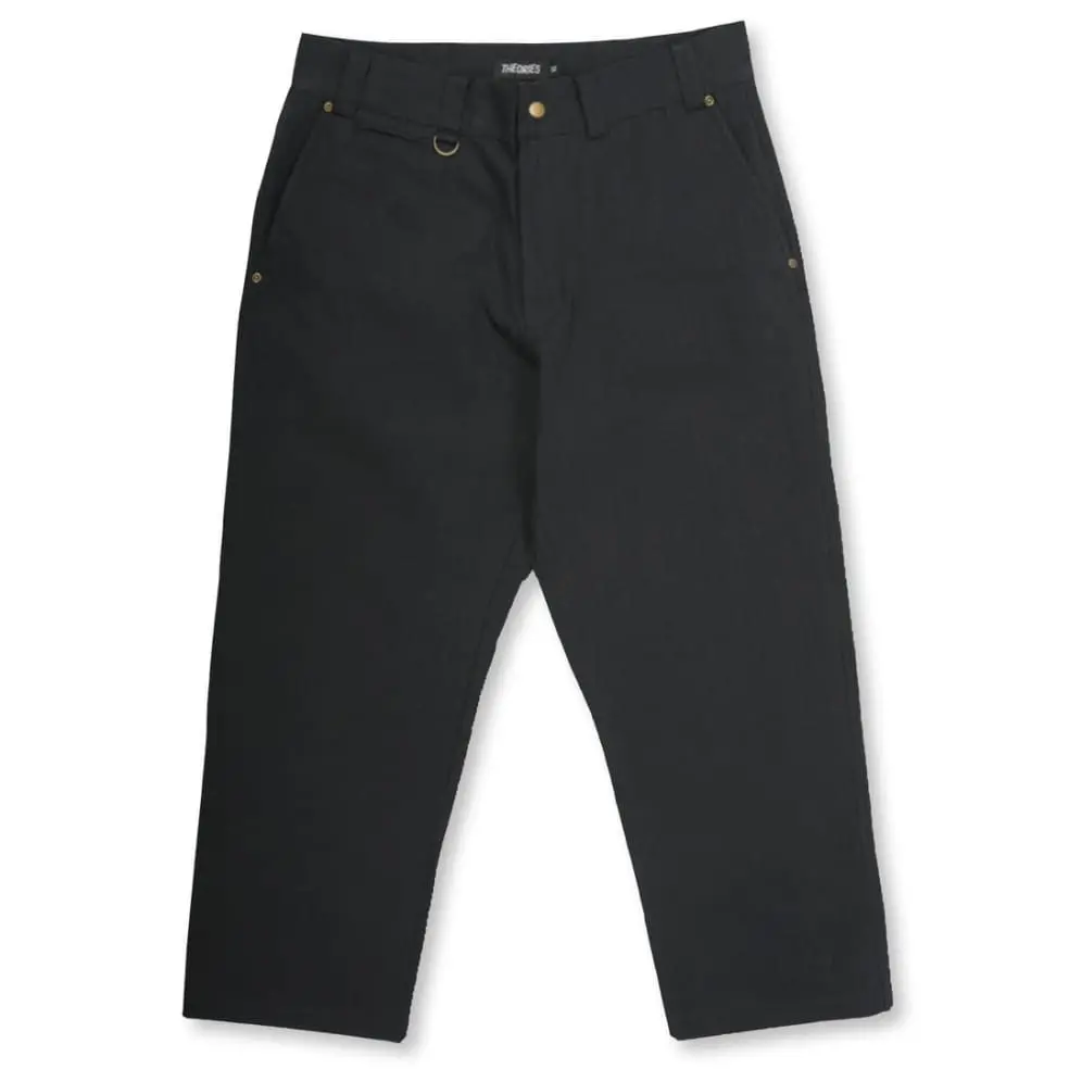 Theories Black Herringbone Hunting Trousers