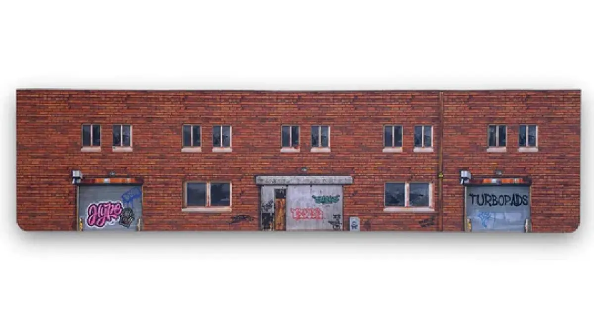 Turbo Pads 1/64 Detroit Wall Background 70Cm X 17.5Cm 1