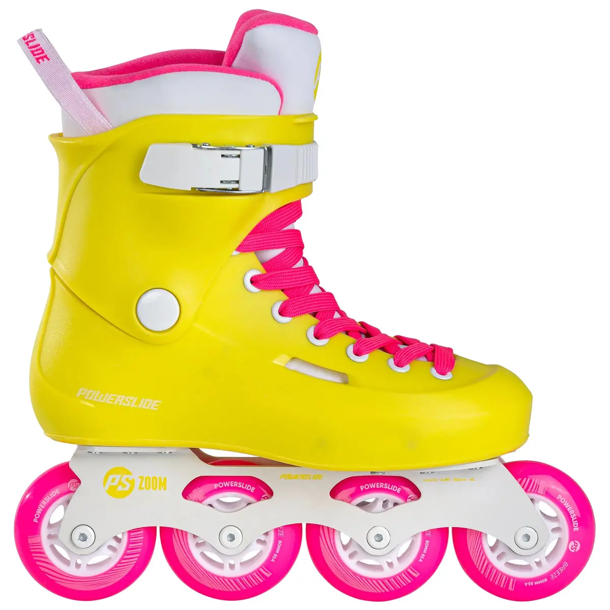 Powerslide Zoom Neon Yellow 80 Skate 1