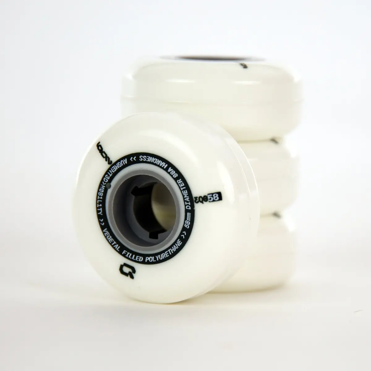 Iqon Eqo Wheels - 58Mm 88A (4Pk) *Yellowing Urethane* 2