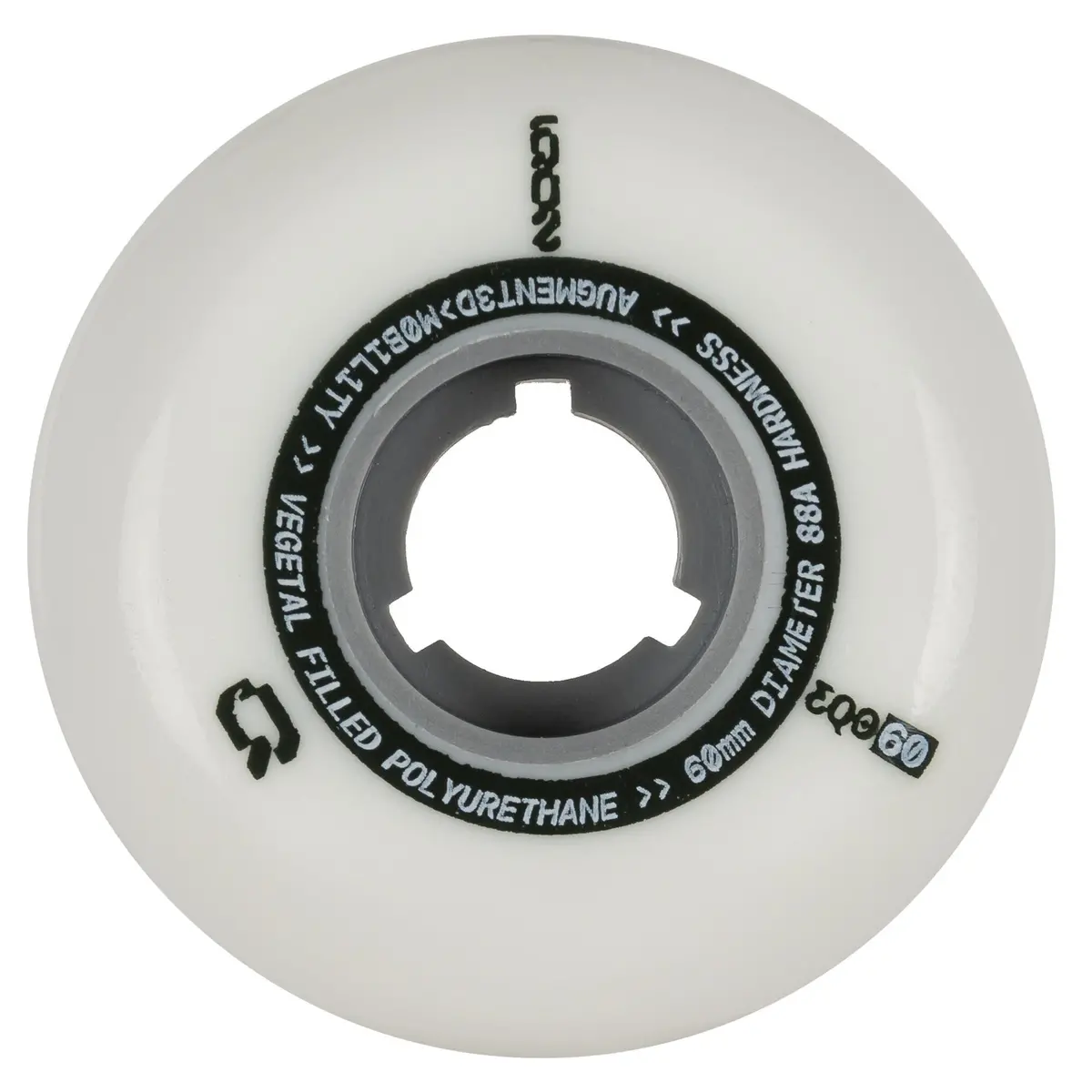 Iqon Eqo Wheels - 60Mm 88A (4Pk) *Yellowing Urethane* - Clearance 1