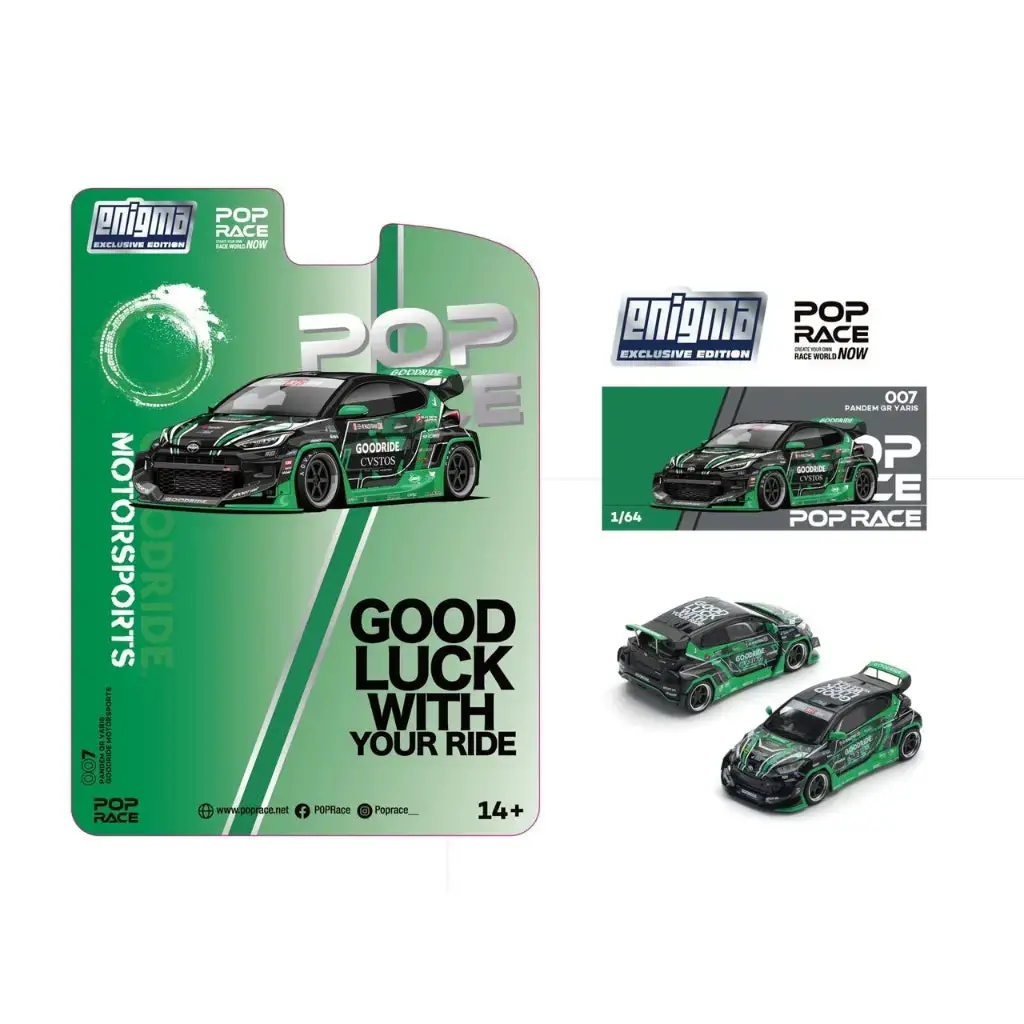 (Coming Soon) Pop Race 1/64 Pandem Gr Yaris – Motorsports 1