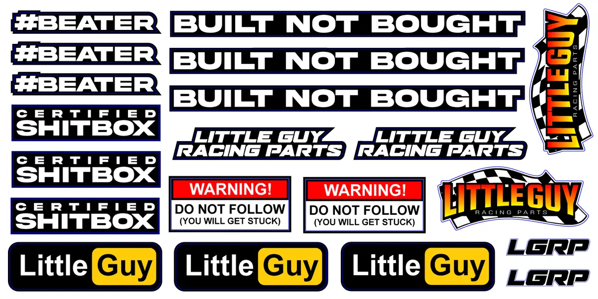 Lgrp® Premium Sticker Sheet 1