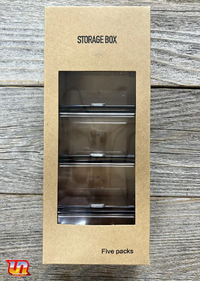 1/64 Diecast Storage Box 5Pcs Set Smoke 1