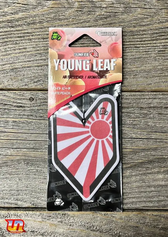 Tree Frog Sunrise Young Leaf White Peach Air Freshener 1