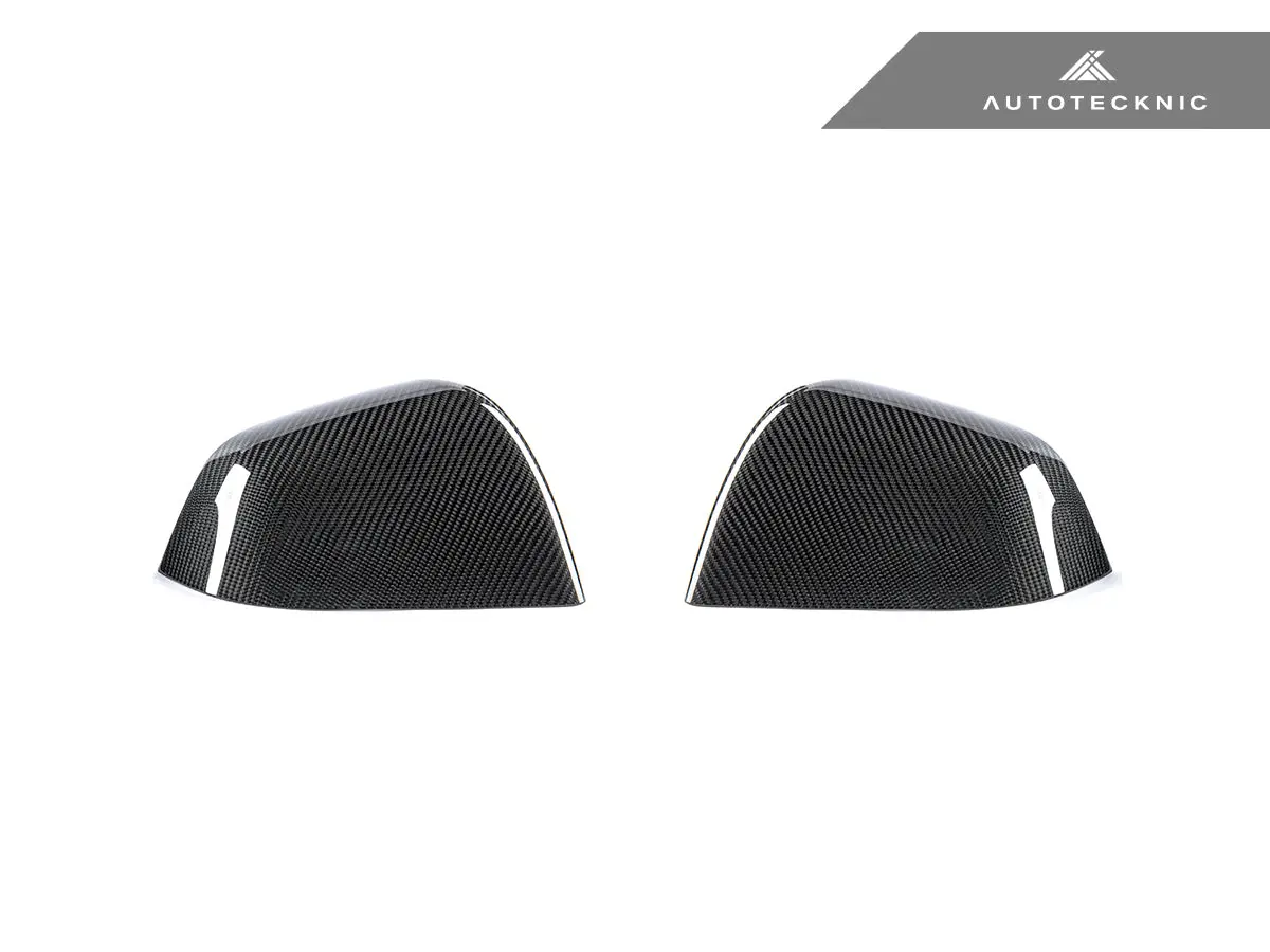 Autotecknic Dry Carbon Fiber Mirror Covers - Tesla Model Y 1