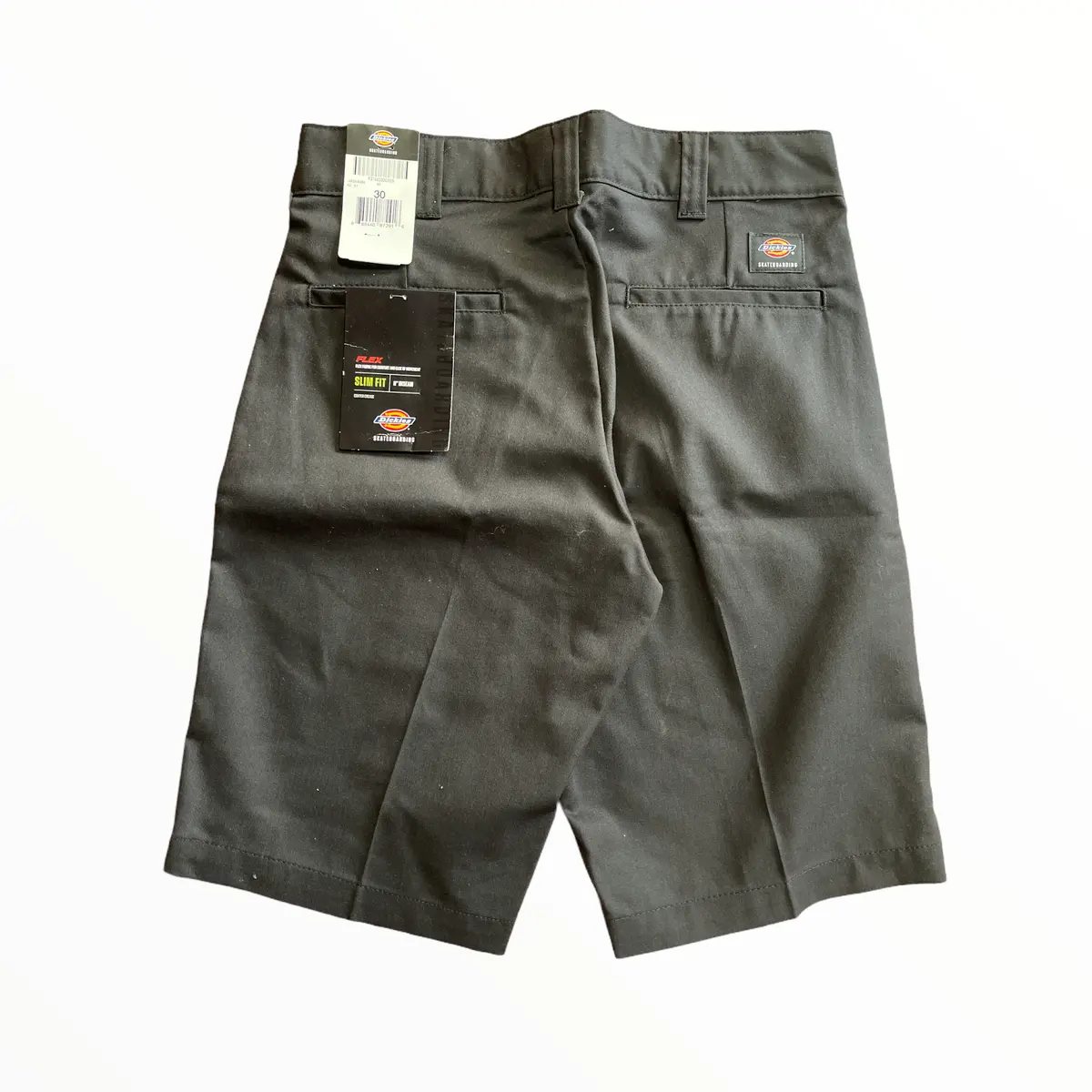 Dickies Black Skate Shorts – Slim Fit with Flex Fabric