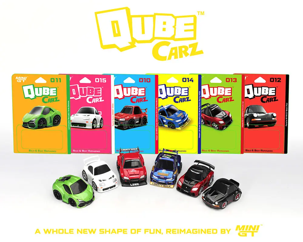 (Coming Soon) Mini Gt 1/64 Qube Carz Series 3 Assortment 1