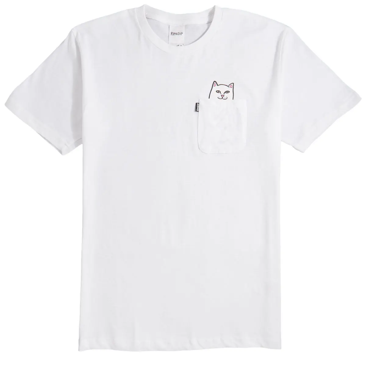 Ripndip Lord Nermal Pocket T-Shirt - White 1