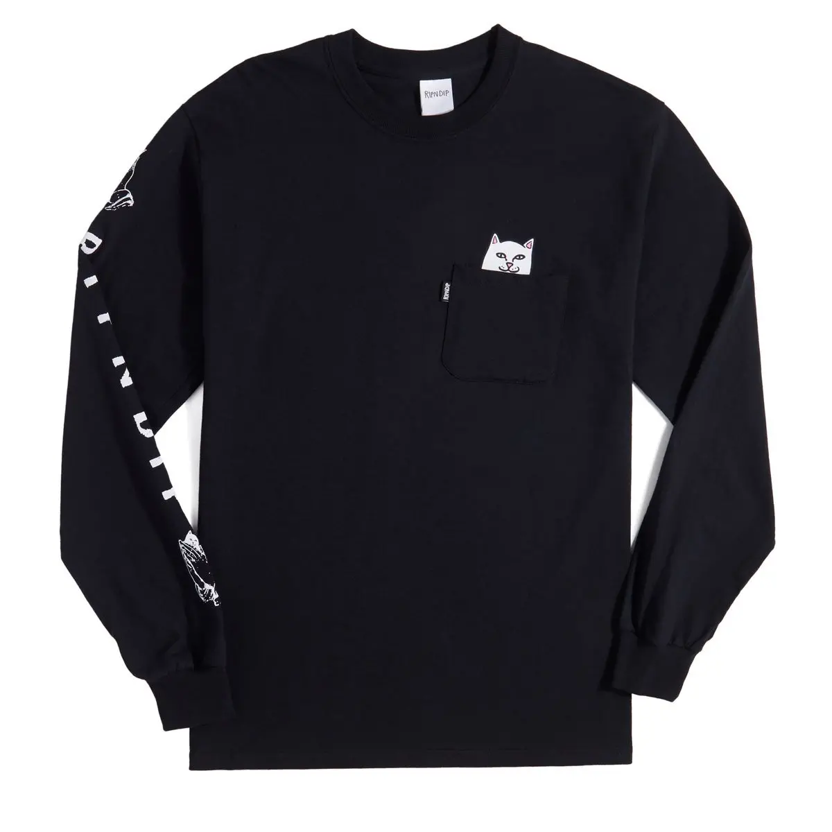 Ripndip Lord Nermal Long Sleeve T-Shirt - Black 1