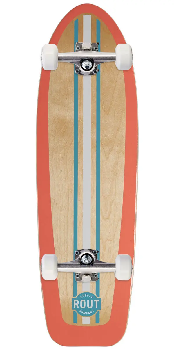 Rout Pinstripe Cruiser Skateboard Complete 1