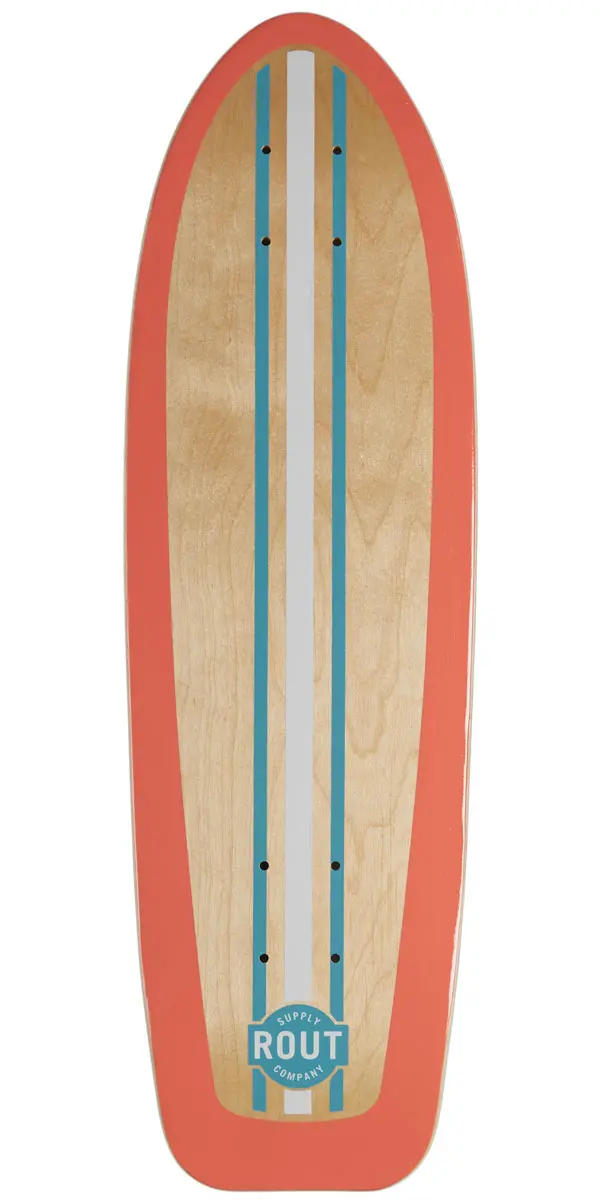 Rout Pinstripe Cruiser Skateboard Deck 1