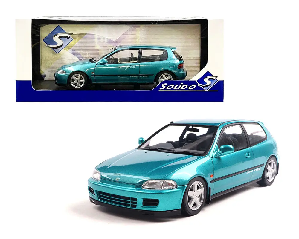 Solido 1:18  1991 Honda Civic (Eg6) –  Green Pearl 1