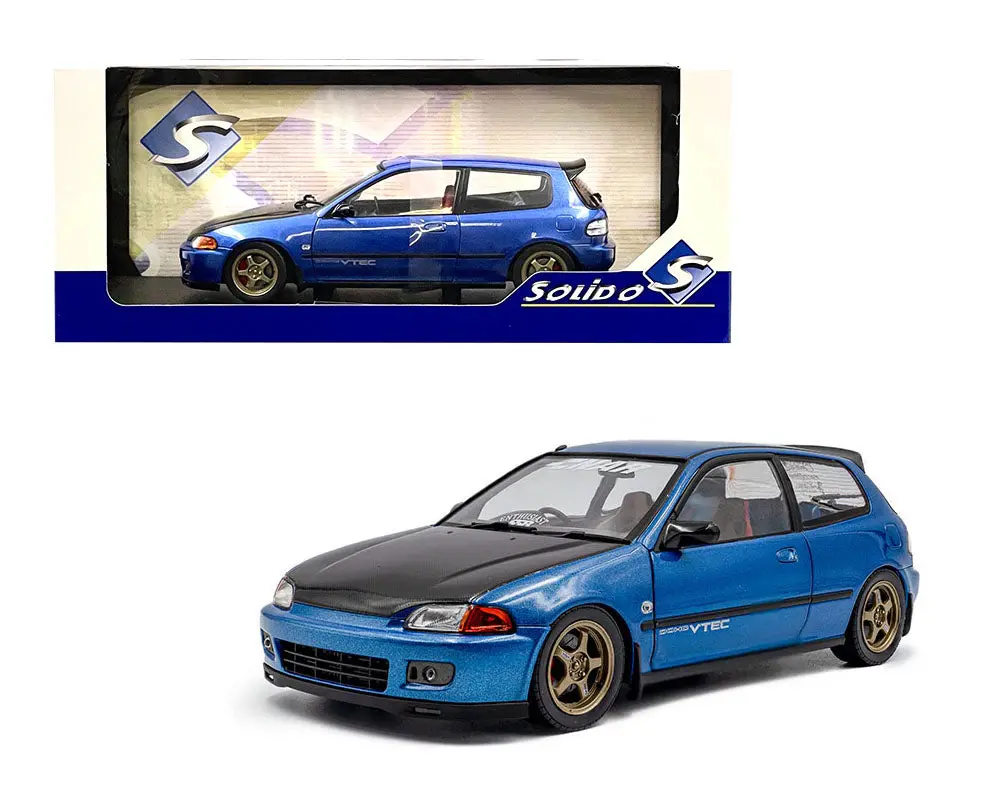 Solido 1:18   1991 Honda Civic (Eg6)  – Cobalt Blue Pearl 1
