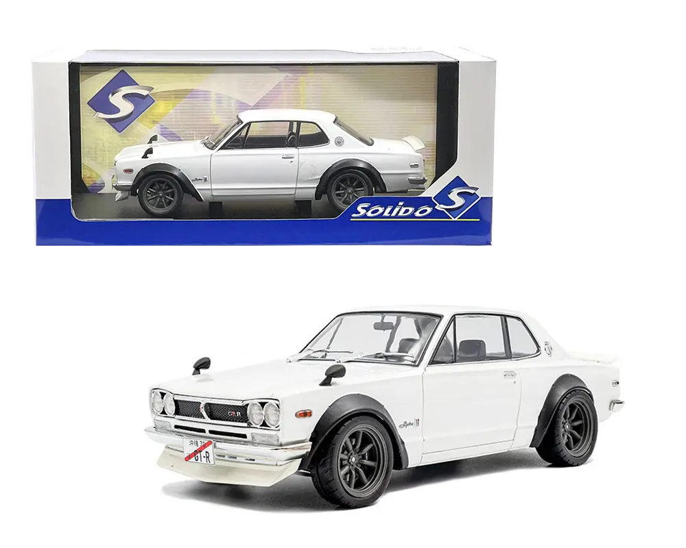 Solido 1:18  Nissan Skyline (C10) Hakosuka Works – White 1