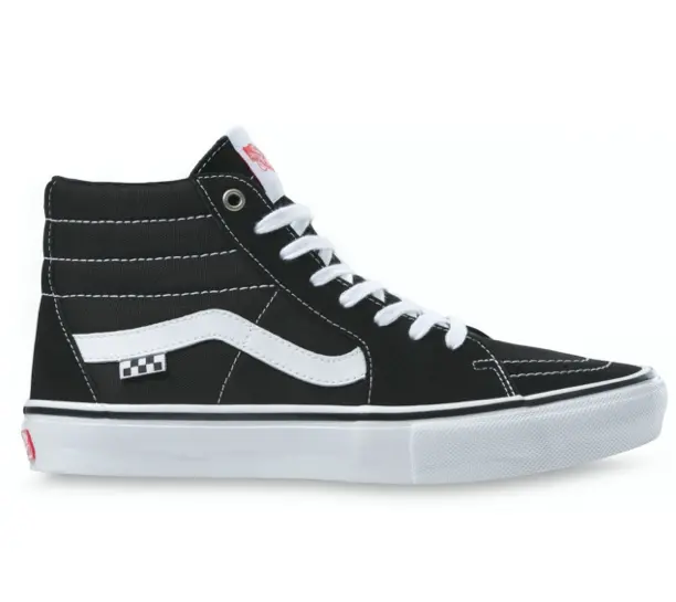 Vans Skate Hi Pro Classic Black and White Skate Shoes