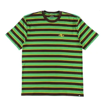 Dickies Vincent Alvarez Short-Sleeve Striped Knit Top – Green Leaf