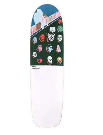 Polar Sanbongi Trophy Heads Junior Surf Skateboard Deck