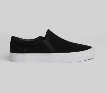 Warsaw Ltd Stranger Slip-On Shoes in Black and White