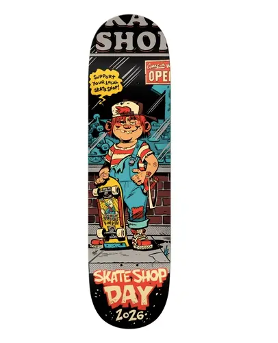 Skateshop Day 2026 Shopkeeper Series Skateboard Deck – 8.25"