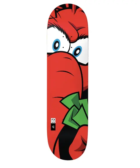 Loy Big Red XL Skate Deck – 8.5" Wide