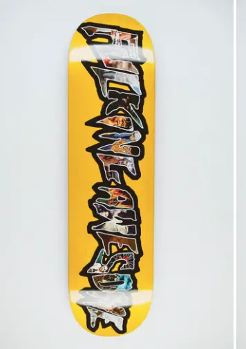 Fucking Awesome Dill Skateboard Deck – Bold Logo Collage Design, 8.38"