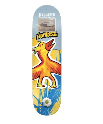 Krooked Narvaez Burds 8.38" Skateboard Deck