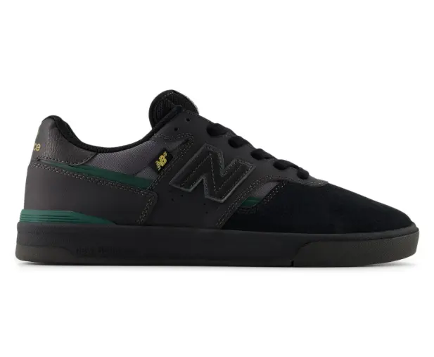 New Balance Numeric Foy 306 Black & Green Cupsole Skate Shoes