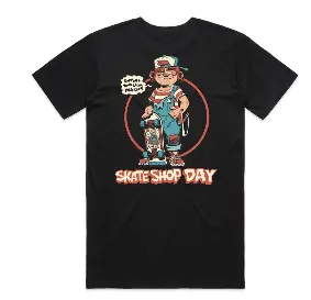 Faith X Skateshop Day 2026 Baby Blain Grommets T-Shirt – Black