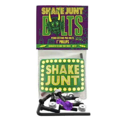 Shake Junt Pedro Delfino Pro Bolts – 1-Inch Phillips Head