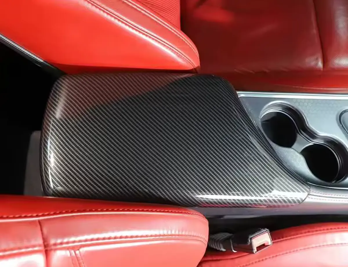 Speedlogix Carbon Print Center Console Cover 2015-2023 Challenger 2