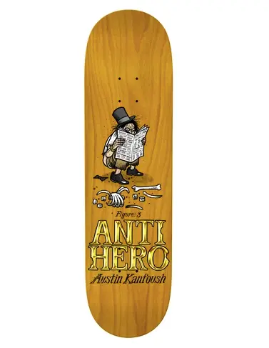 Antihero Kanfoush 8.25" Skate Deck Featuring 'Eat the Rich' Graphic