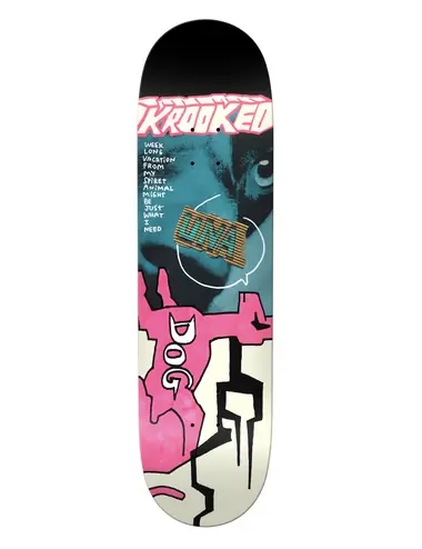 Krooked Una Spirit Animal 8.5" Skateboard Deck – True Fit