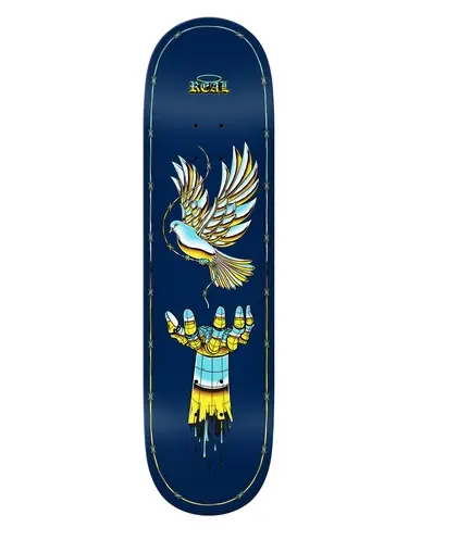 Real Team 8.5" Synthetic Peace Skateboard Deck