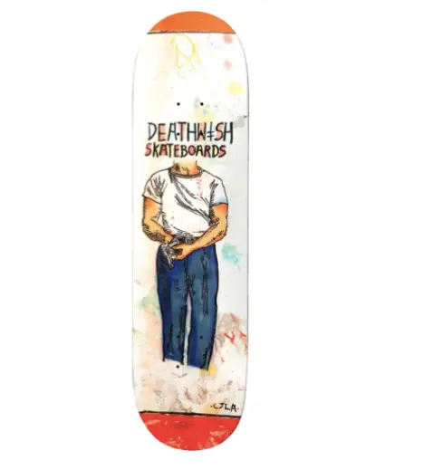 Deathwish Yuri Strapped 8.25" Skateboard Deck