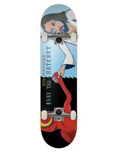 Toy Machine Bury The Hatchet Symmetrical Complete Skateboard – 8.0