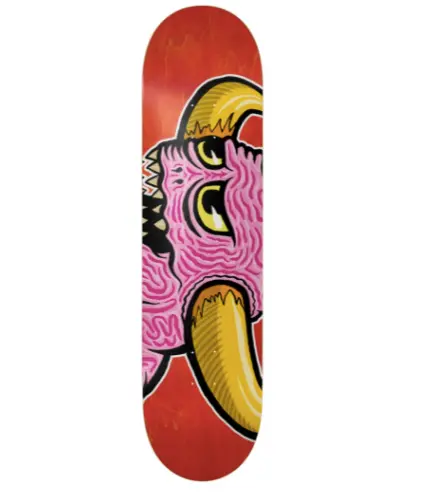 Toy Machine Brain Monster 8.25" Skateboard Deck