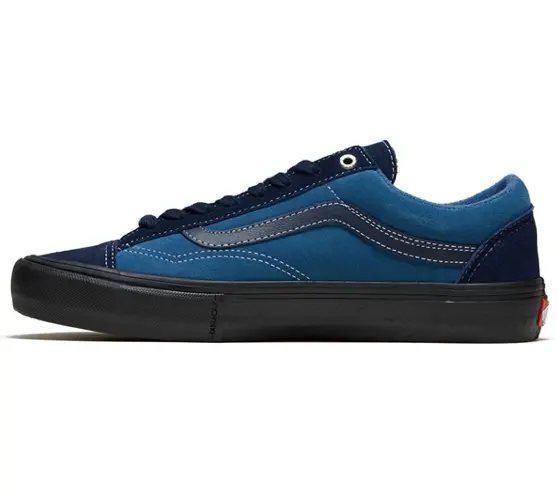 Vans Style 36 Pro Skate Shoes in Navy and Black