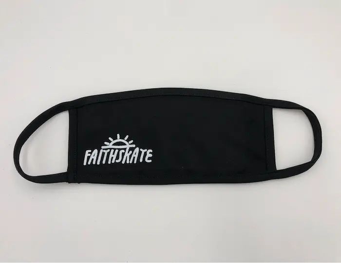 Premium Poly-Cotton Face Mask Featuring Faith Sun Logo