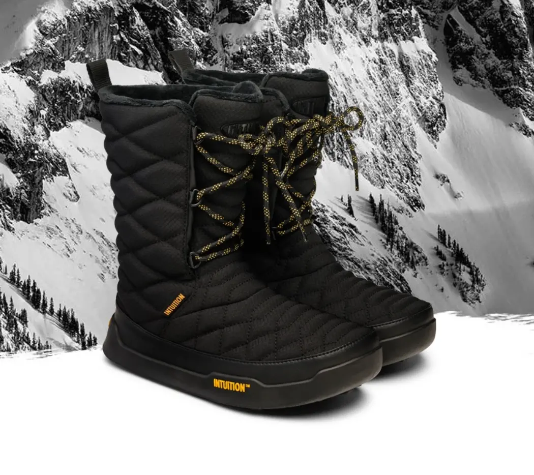 Intuition Original High Black Gold Booties 1