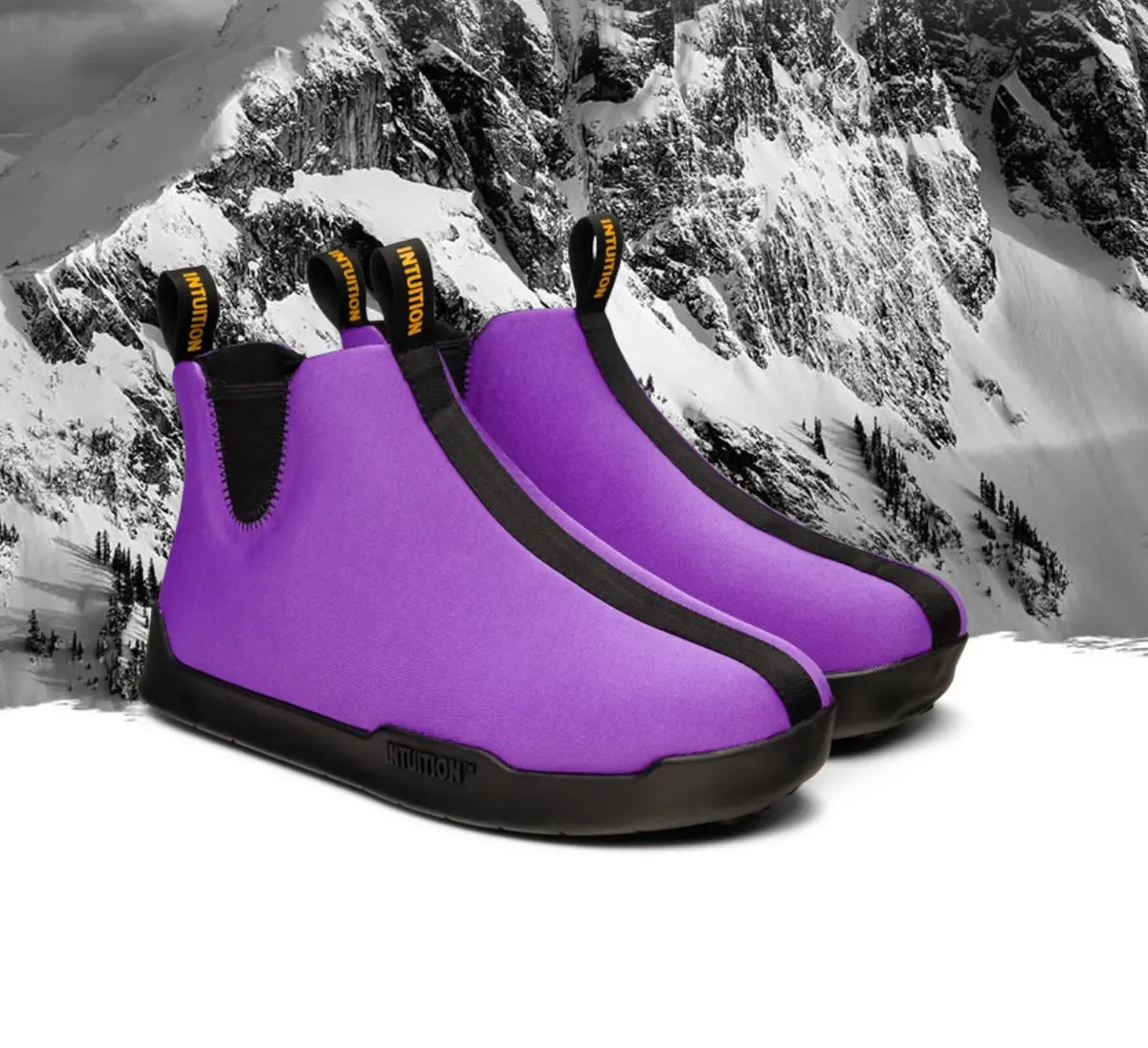 Intuition Purple Rain Chelsea Mid Booties 1