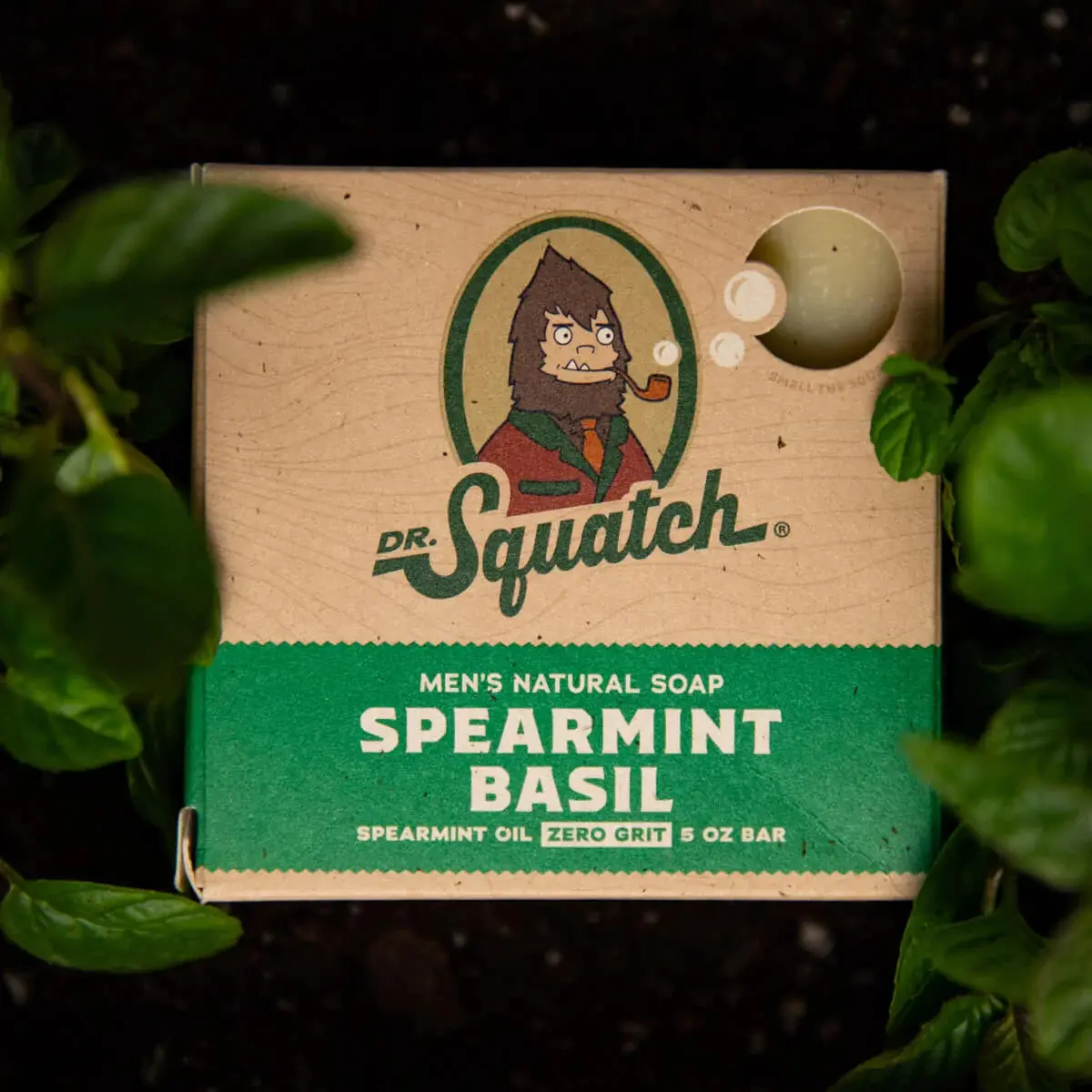 Dr Squatch Soap - Spearmint Basil 1