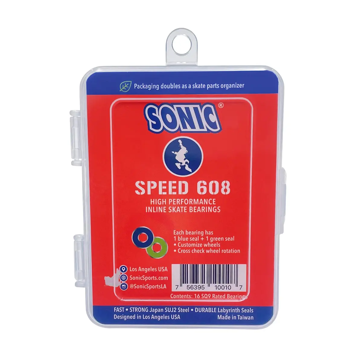 Sonic Speed 608 Bearings (16 Pack) 1