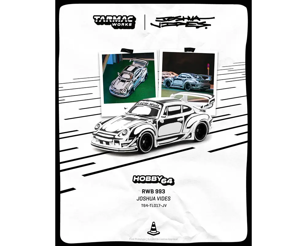 (Coming Soon) Tarmac Works 1:64 Rwb 993 – Designed By Joshua Vides – Hobby64 1