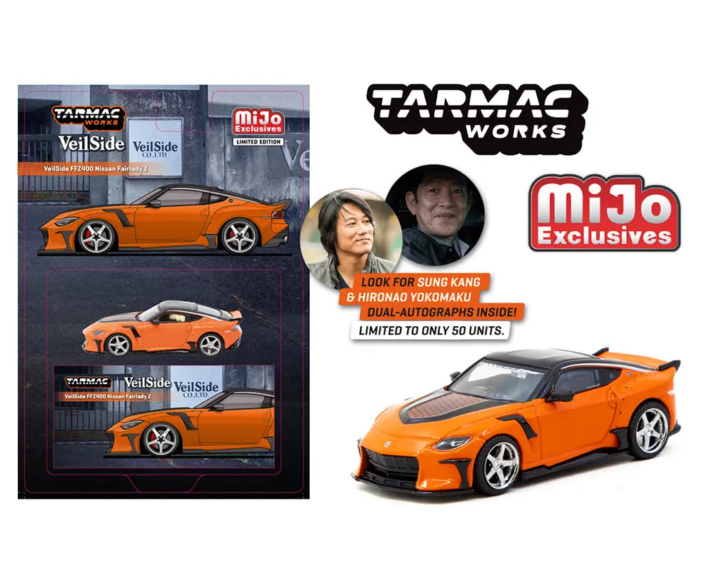 Tarmac Works 1:64 Nissan Veilside Ffz400 Fairlady Z – Orange – Global64 Mijo Exclusives Limited Edition 1